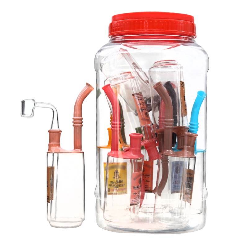 Mix Scotch Can Waterpipe with Banger (WP123) | 8 inch | 10 Count Display product image